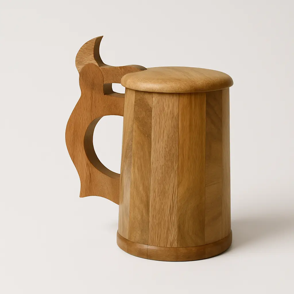 Wooden Beer Mug