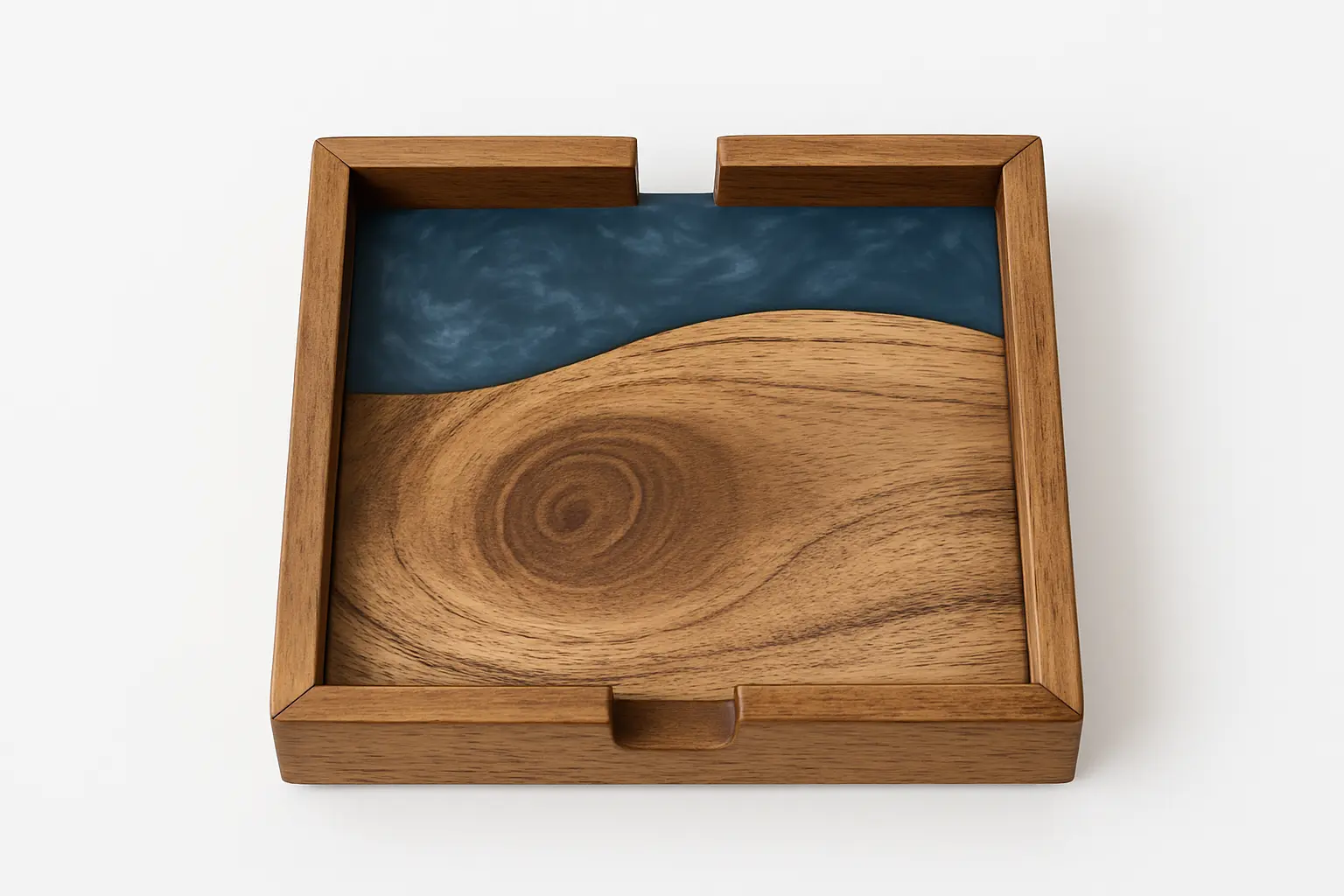 Wooden Epoxy Coaster Set