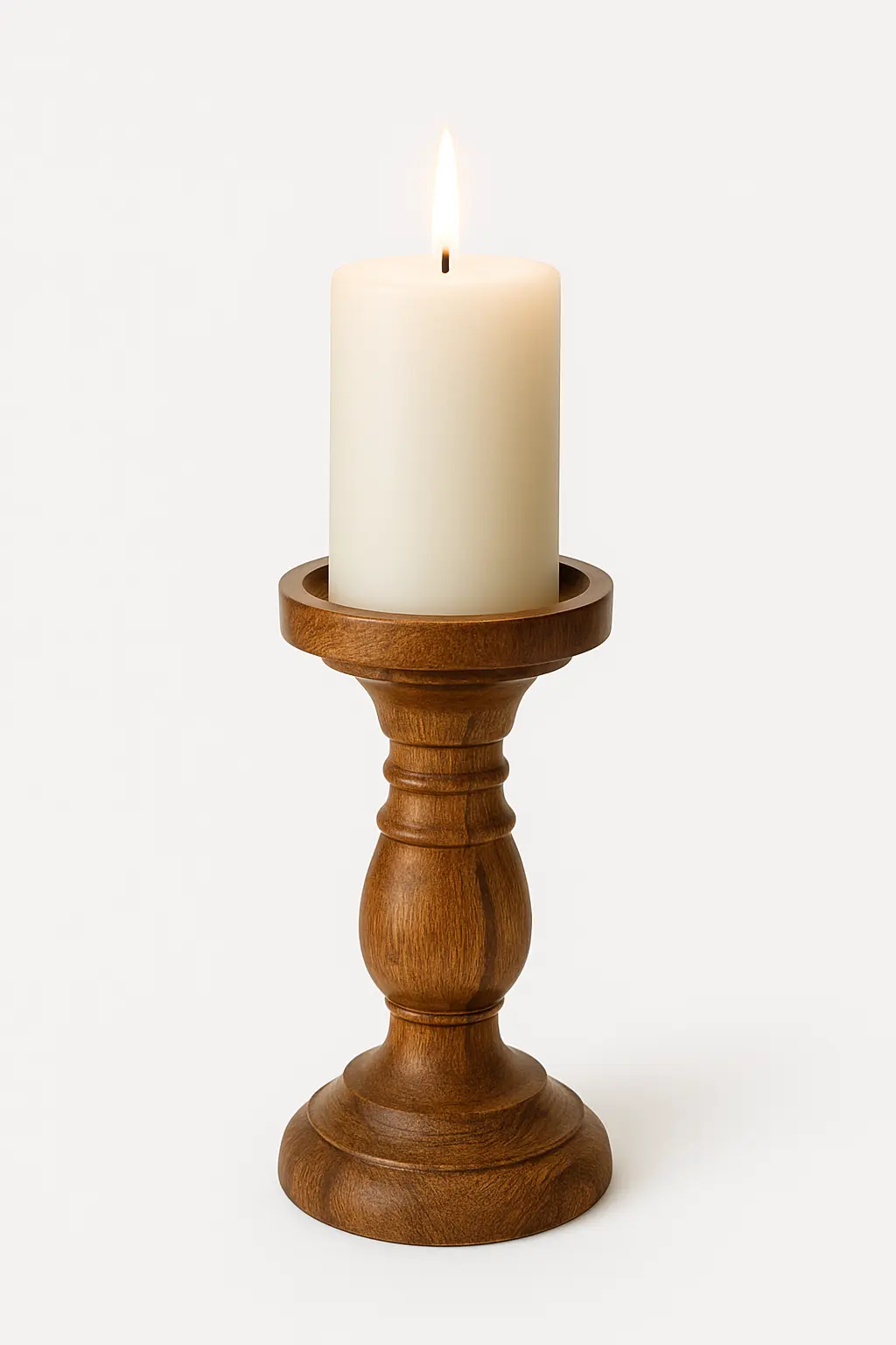 Wooden Candle Stand